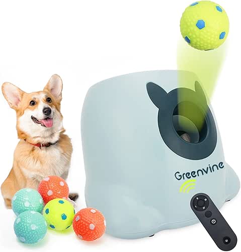 Automatic Dog Ball Launcher Interactive Ball Thrower Fetch it Machine