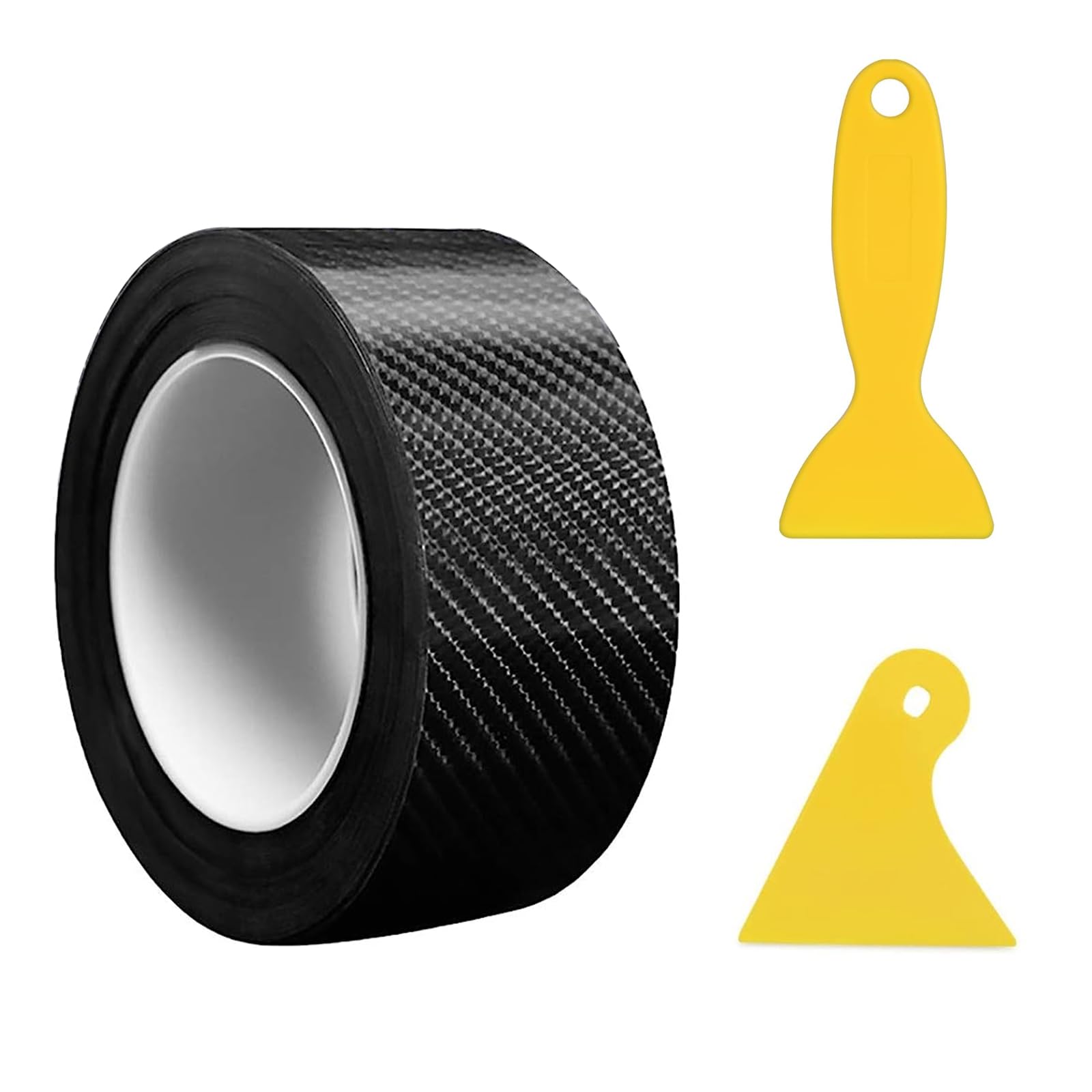 Pellicola Protezione Auto In Fibra Di Carbonio - Adesivo Antigraffio Per Portiere E Paraurti - Foto 5