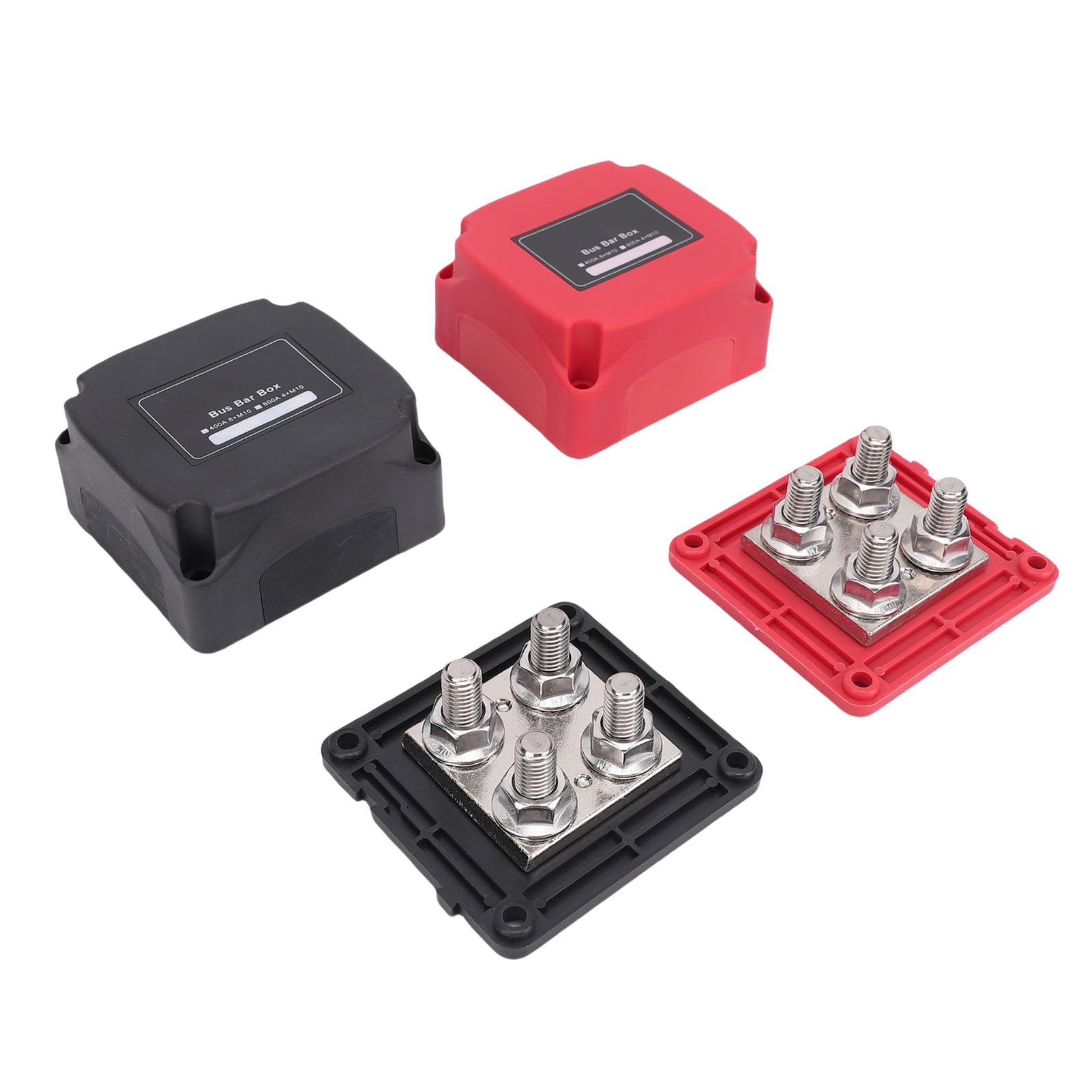 VBESTLIFE 2 Pcs Bloque de Distribución de Energía Barra Colectora 48V