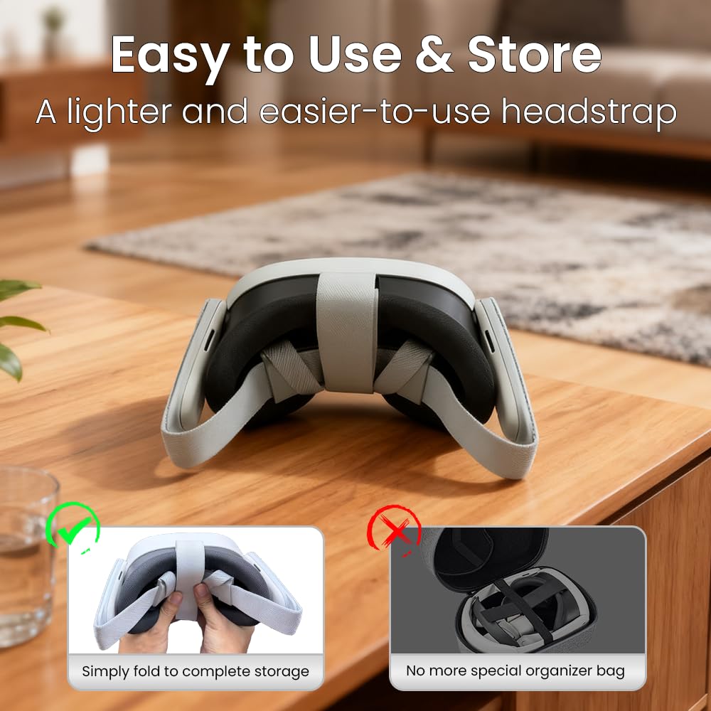 Original Head Strap for Meta Quest 3/Quest 3S, Oculus 3/3S VR Accessory