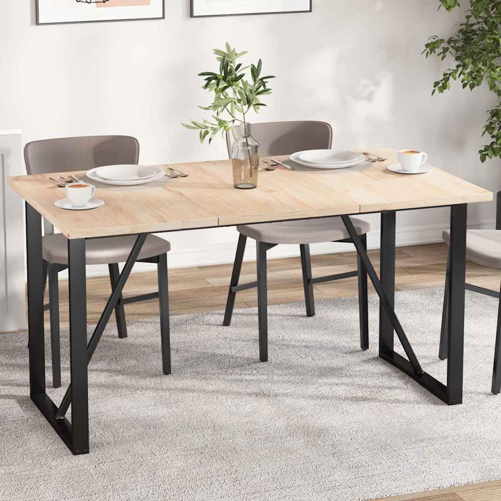 Blat z litego drewna sosnowego, 3 sztuki, 80x47x2,5 cm, prostokątny