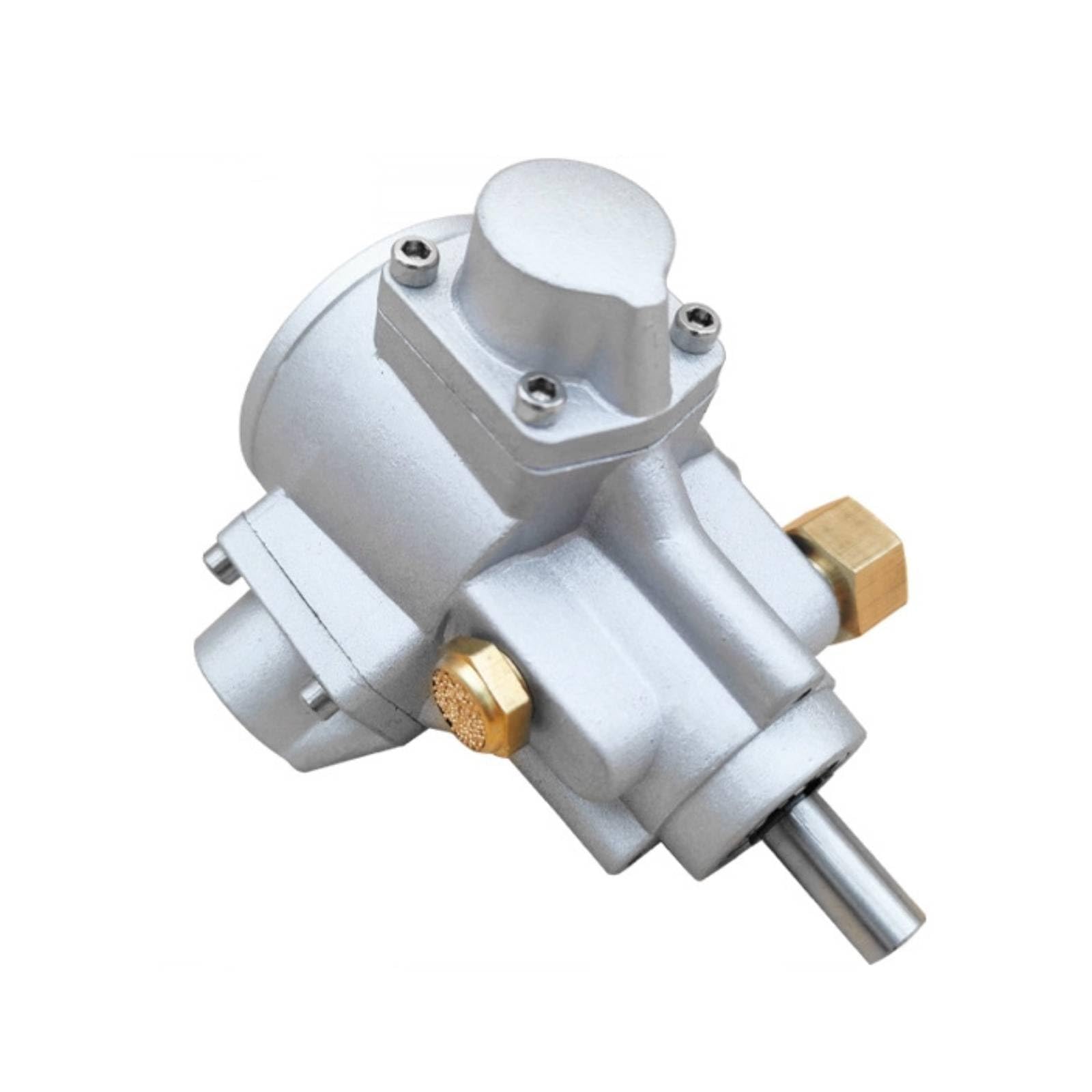 harayaa Mezclador Neumático Motor de Aire Pistón Reductor Carcasa de Metal con Tornillería 2000RPM Estables Entradas y Salidas de Latón Adecuado para Mezclas de Trabajo Instalaciones de Máquinas