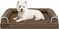 Vista 97 de Cama grande para perros ortopédica lavable: camas con almohada XL para perros grandes, sofá de espuma viscoelástica, impermeable, funda extraíble