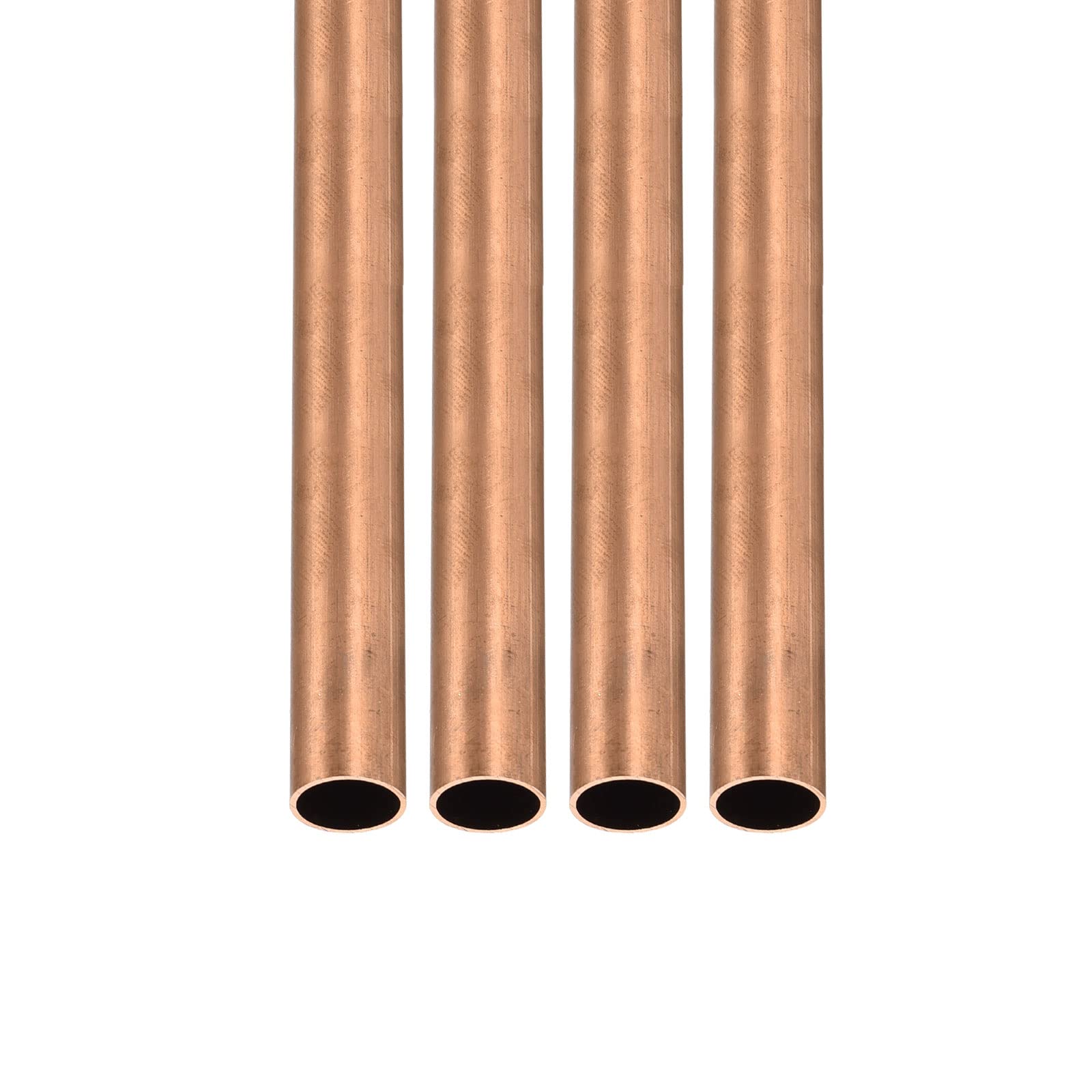 Tube Métal Pour Bricolage DTGN 10 Mm X 0,5 Mm X 300 Mm (ODxMur TxL) Cuivre Tube - 4Paquet Tubes Cuivre