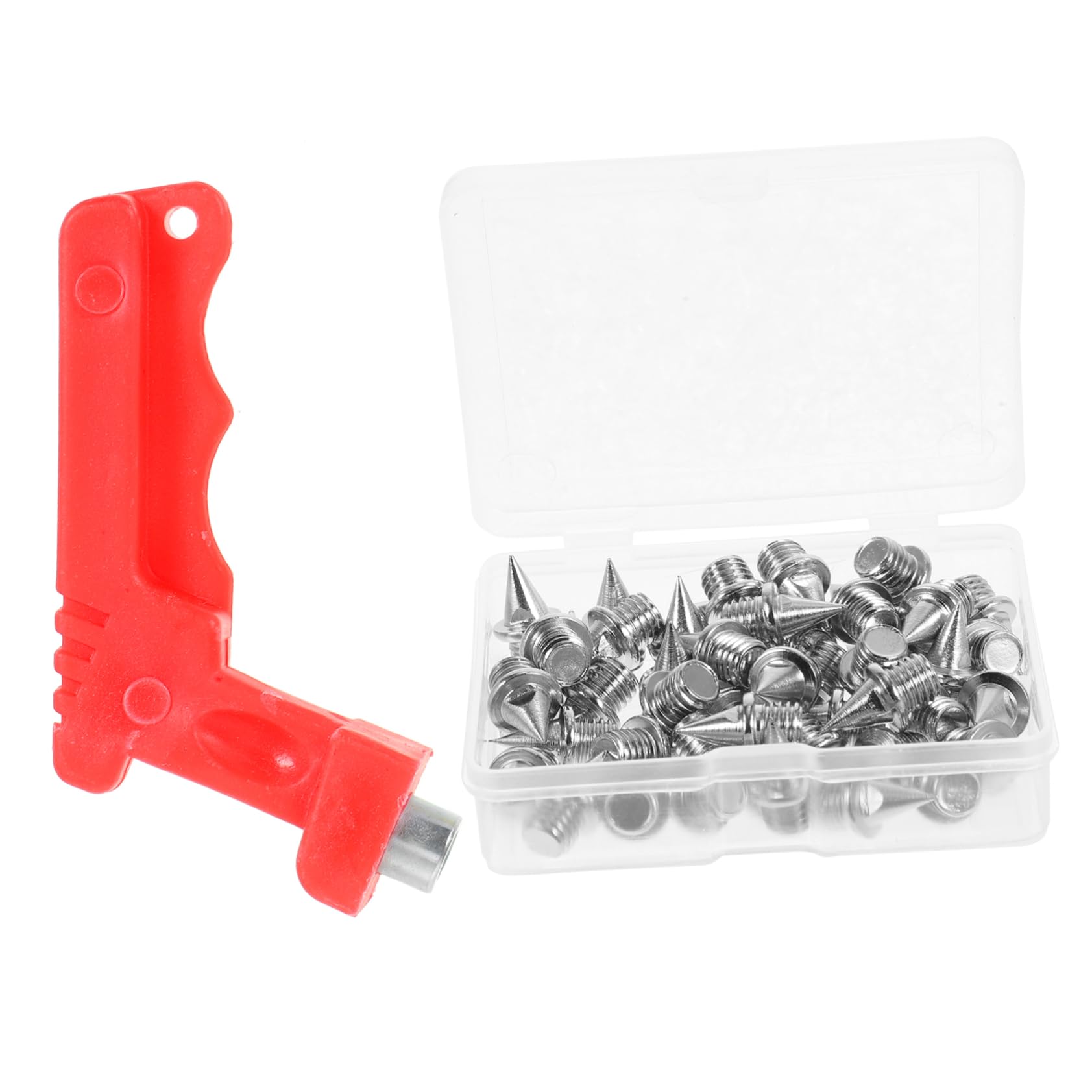 ifundom Jump Spikes for School Training and Competitions 52pcs Track Shoes Spikes Set Easy to Install and Remove Wrench