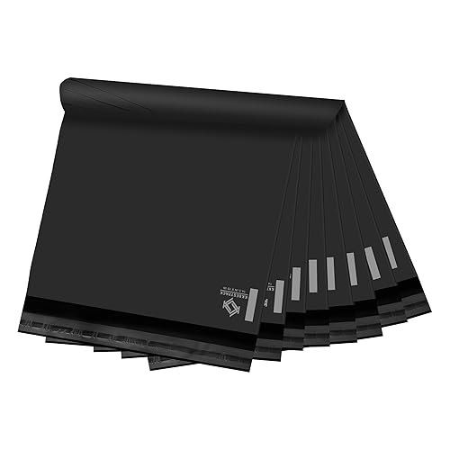 100 bolsas de envío grandes de polietileno negras de 14.5 x 19 pulgadas para pequeñas empresas, sobres de paquete autosellados disponible en Yaxa Costa Rica