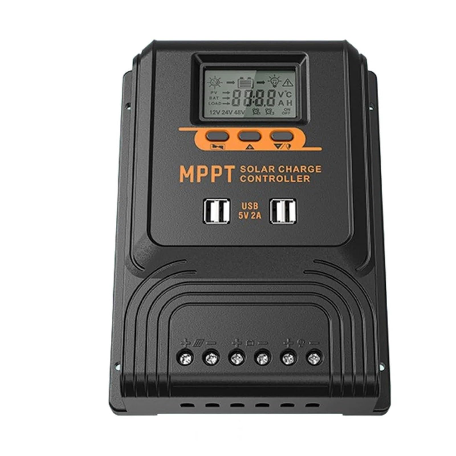 Controlador De Carga Solar 50A Auto 12V 24V 36V 48V