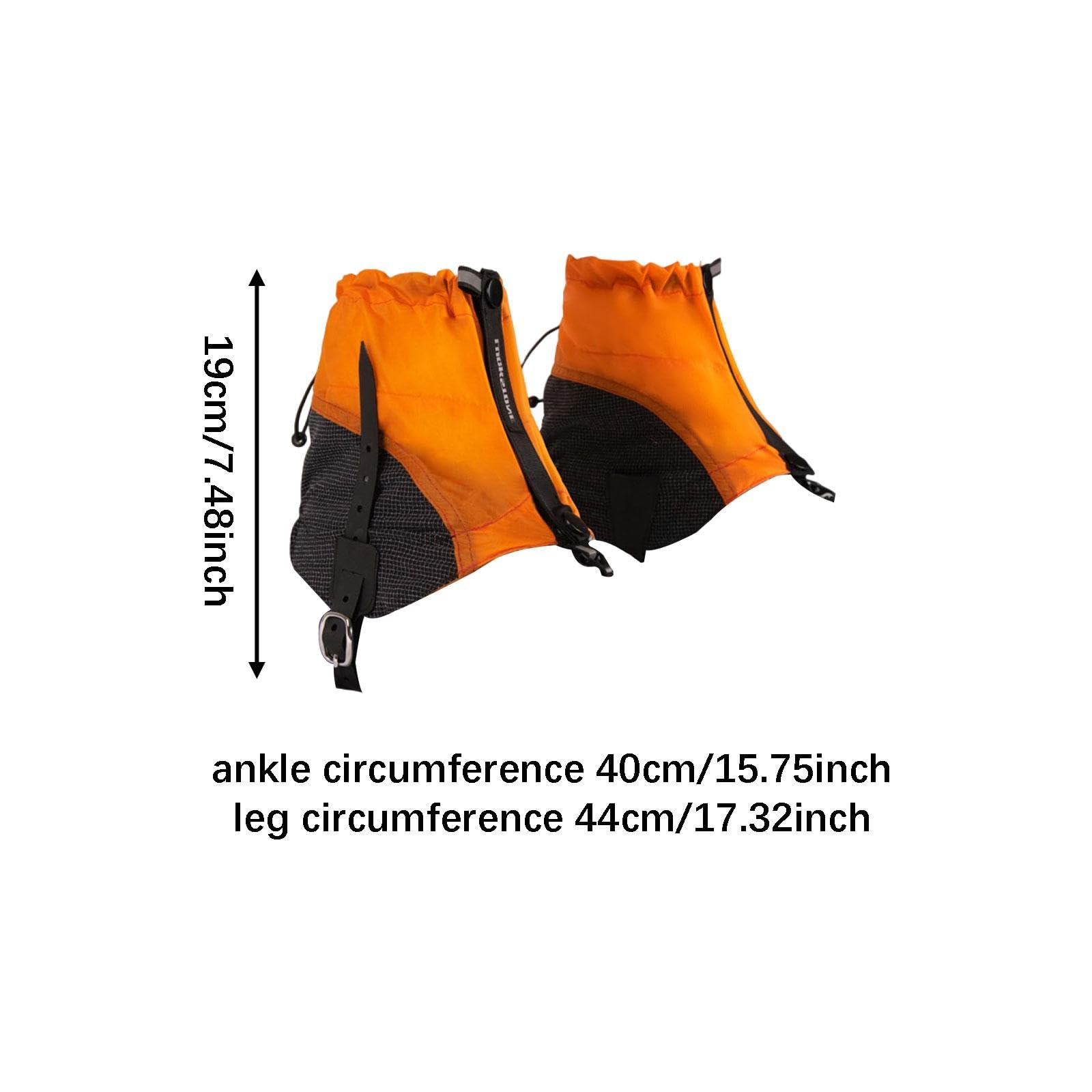 Copricalzari Leggeri E Compatti per Scarpe Da Trekking Design Facile Da Indossare Protezione Antisabbia Antivento Adatti per Escursionismo E