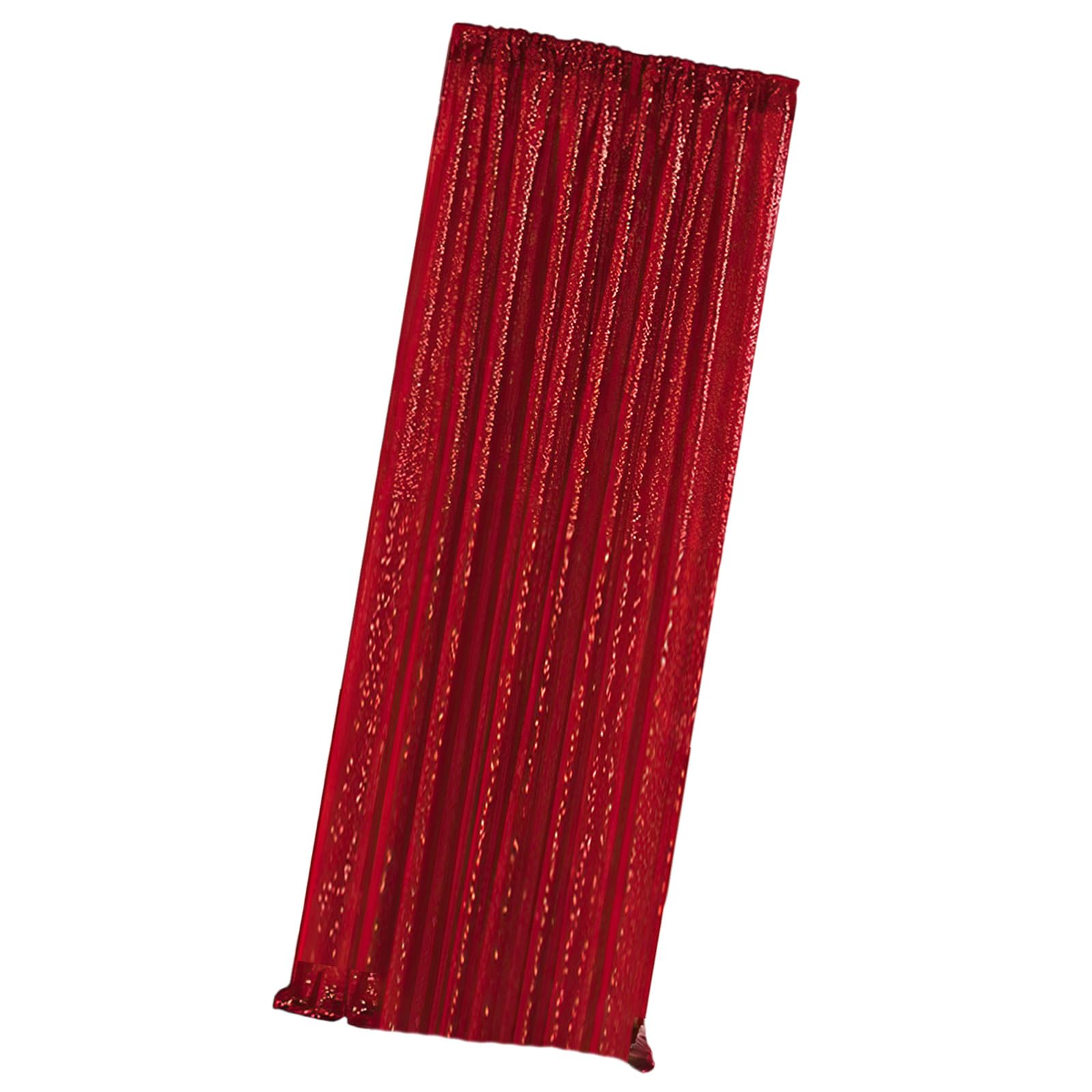 Buxuaaaa Red Photography Backdrop Curtain Sequined Fabric Curtain With Reflection Lightweighted For Easy Transportation Gold Sequined Backdrop