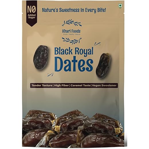 Khari Foods Black Royal Dates 1kg