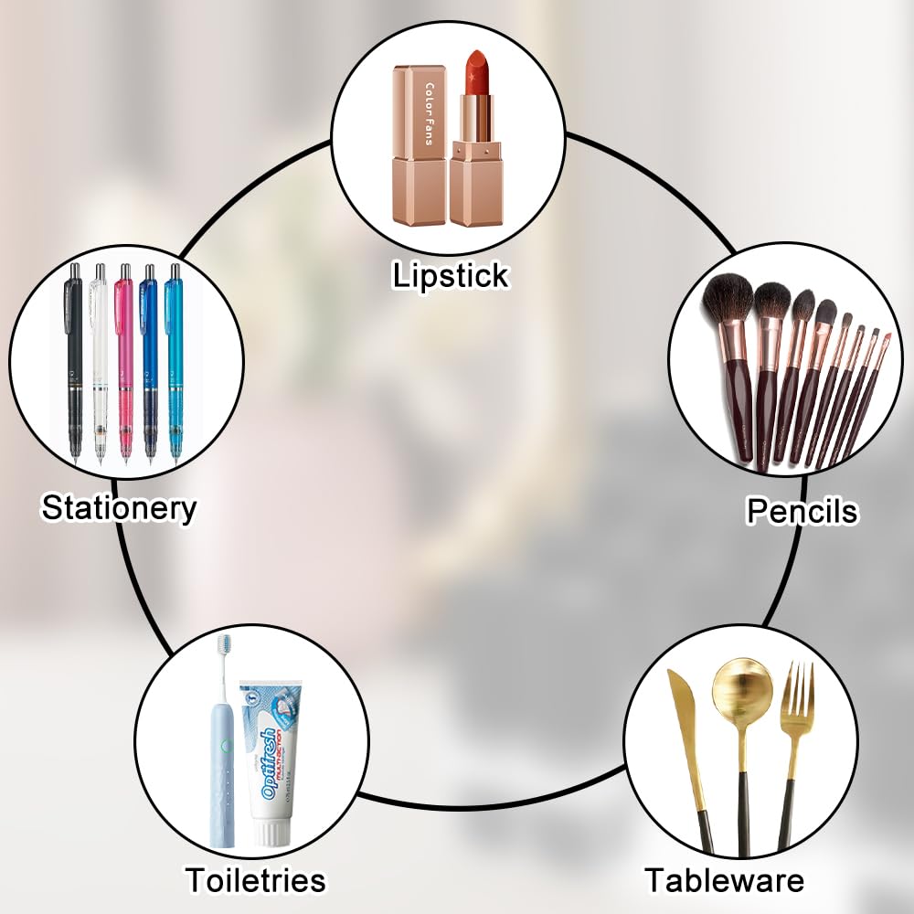 Make-up Organizer Mit Beweglichen Fächern - Kosmetik Aufbewahrung Für Schminktisch