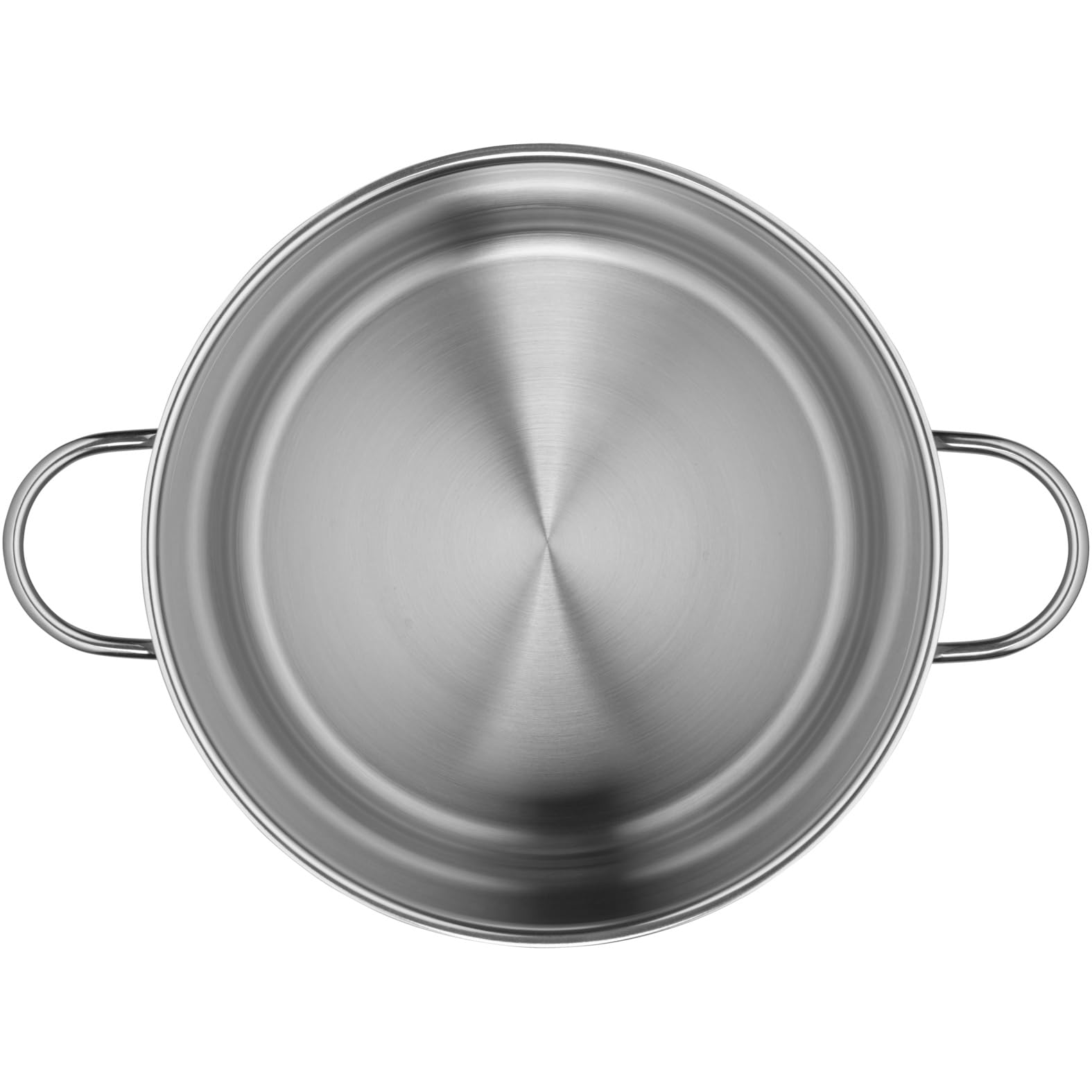 WMF Gemüse- Suppentopf Induktion 28cm, Metalldeckel mit Dampföffnung, Kochtopf groß 14l, Cromargan Edelstahl mattiert, großer Topf unbeschichtet, backofengeeignet