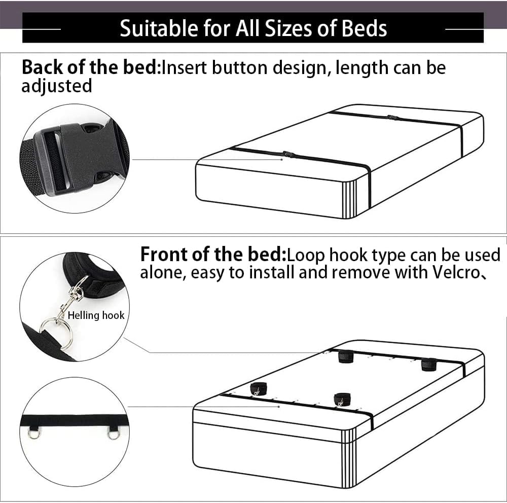 8 Pièces SM Kits de Bondage, BDSM Bondage Kit pour les Couples, SM Erotiques Menottes Sex, Retenue et Bondage, Fouet Sexy érotique, BDSM Ensemble Jeux Sexuelle Adulte Couple pour Les Débutants