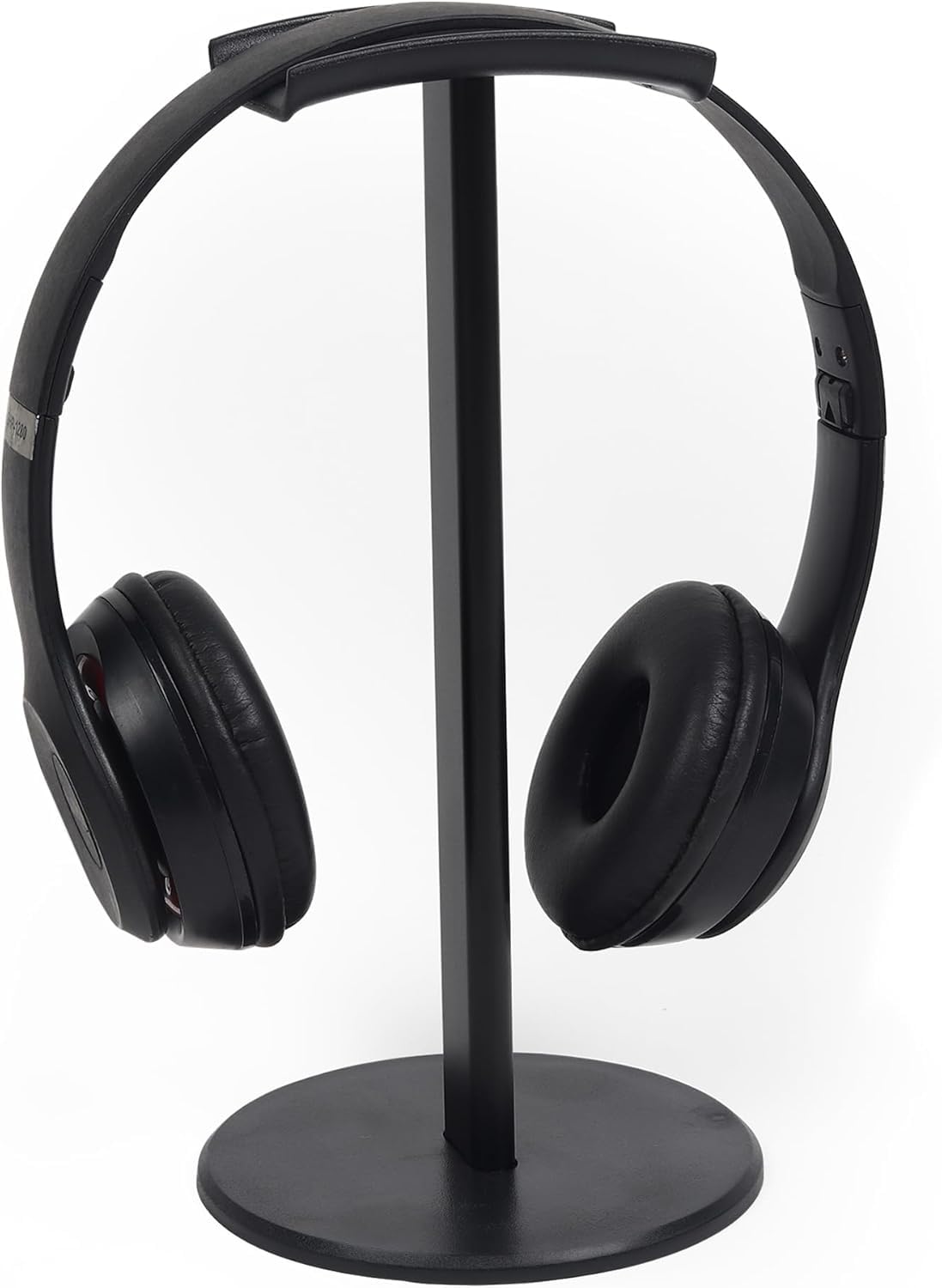 GadgetBite Supporto per cuffie da tavolo, scrivania, in alluminio, supporto per cuffie da gioco, per tavolo, base solida, organizer per accessori per PC, ufficio, casa, cuffie da gioco, nero