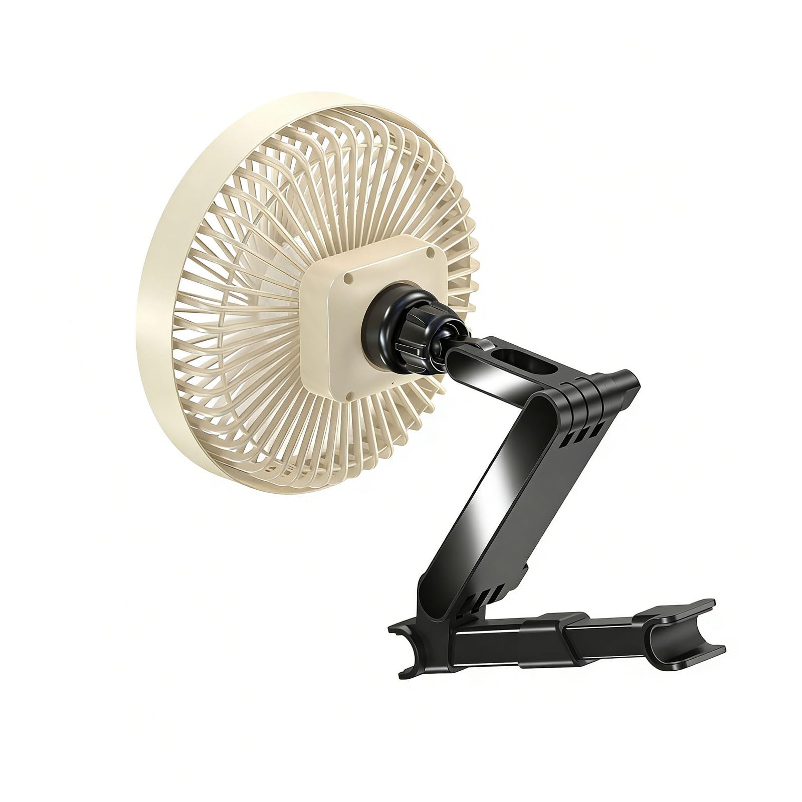 Rechargeable 12V 24V Car Fan with Quiet Operation and Versatile Installation for Car, Truck, ABS Car Fan
