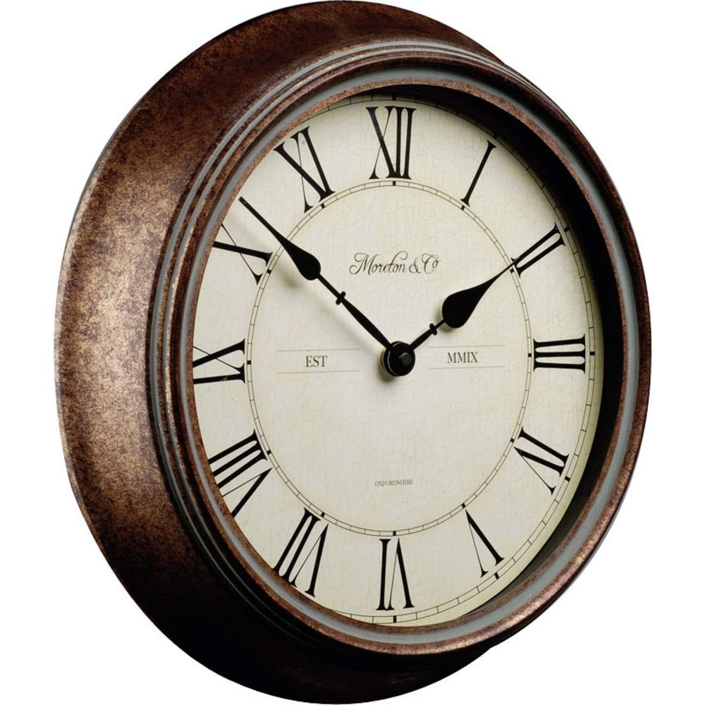 Zegar ścienny zewnętrzny Technoline, brązowy, 36 cm, WT 7006