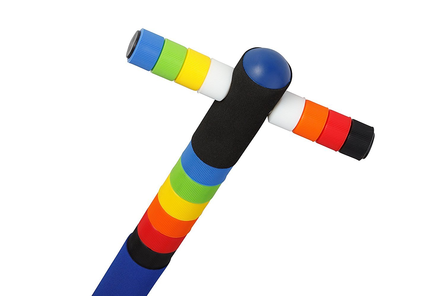 New Bounce Pogo Stick Set - Set of Two Ultimate Pogo Sticks W/Silicone Grips - Sport for Ages 5-9 and Pro Sport for Ages 9 and Up - Image 6