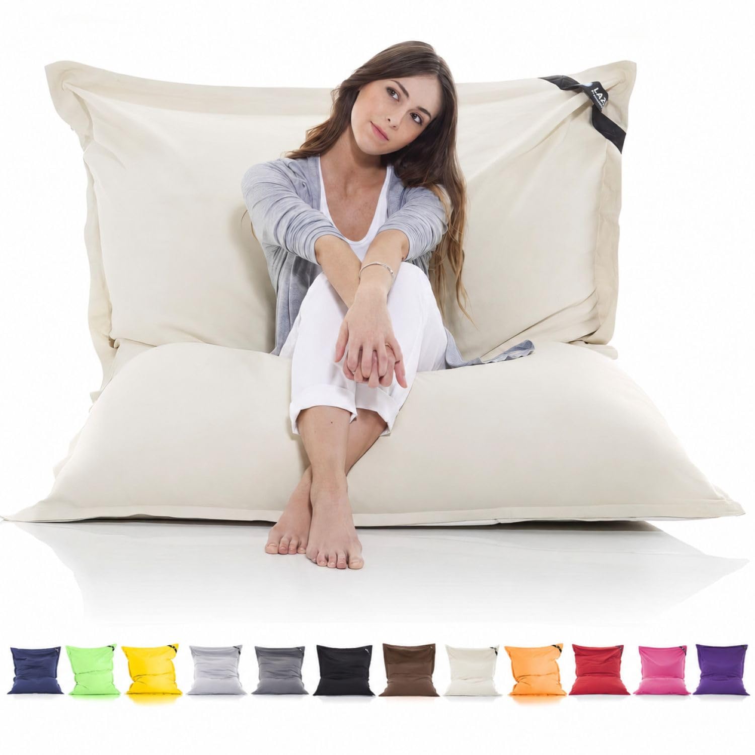 LAZY BAG® Giant Bean Bag Chair XXL 180x140cm for Adults & Kids