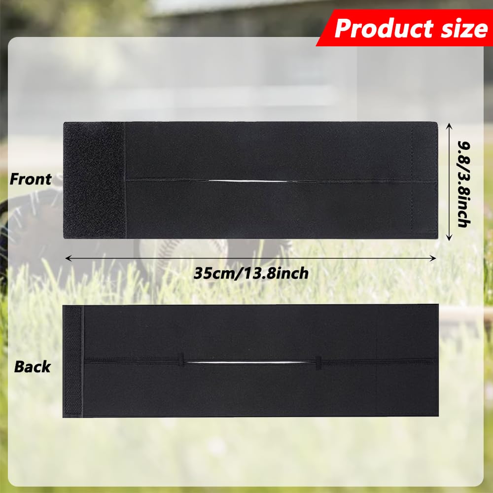 LHMYTREE 2 PCS Baseball Glove Strap,Softball and Baseball Strap Elastic Glove Wrap Accessories for Quickly Keep The Pocket Formed