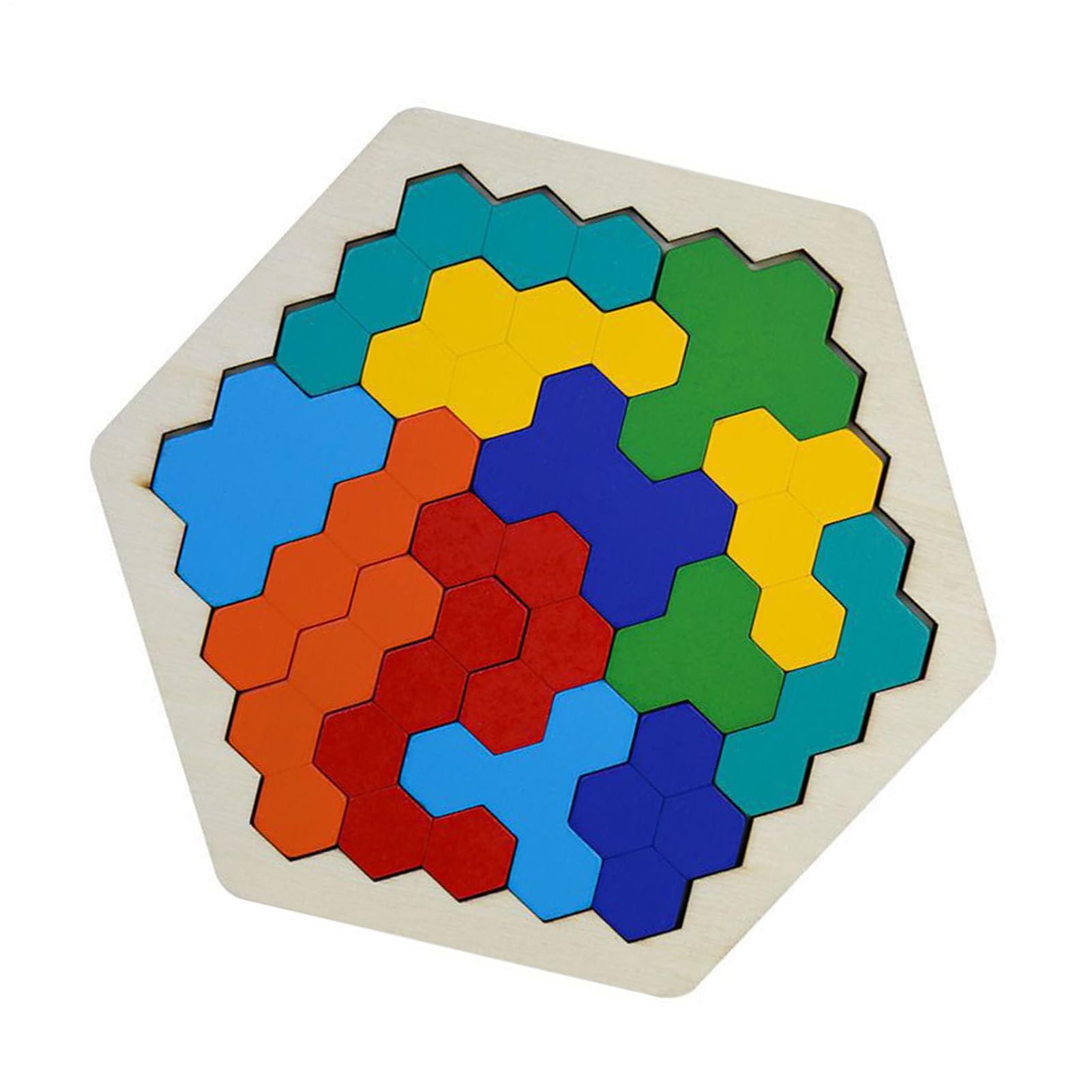 Tangram Puzzle - montesori Wood Puzzle, Multicolor, Refer to description - Image 5