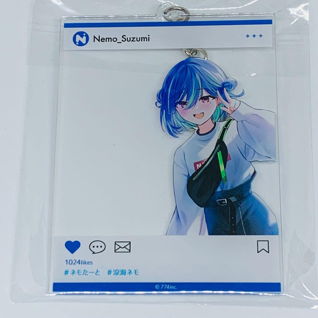 Amazon.co.jp: ・涼海ネモ アクリルキーホルダー ななしいんく