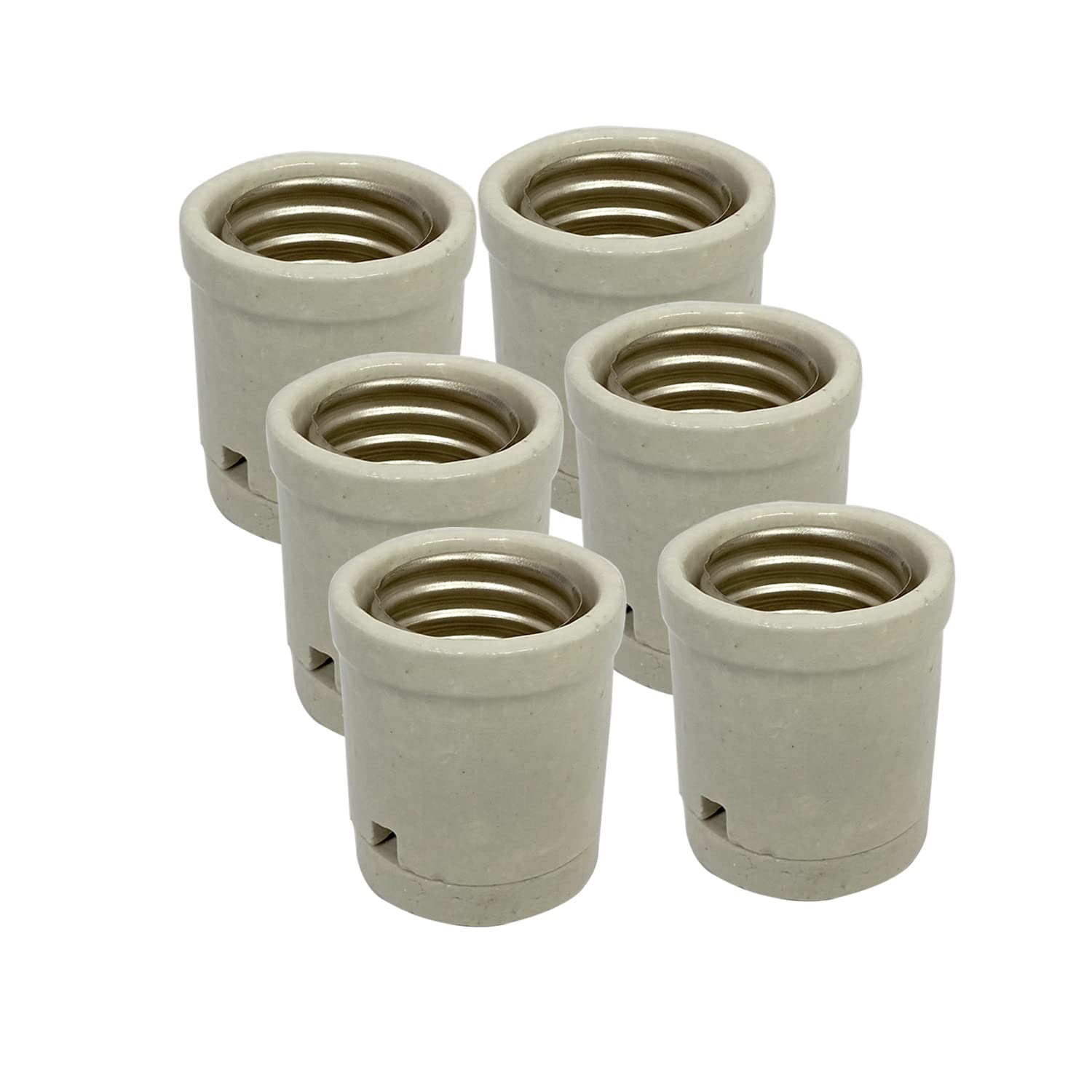 Venus Aqua E-40 Pendant Holder Heat Resistant Ceramic Bulb Holder/porcelain Bulb Holder/Screw Holder/Lamp Holder/Infrared Lamp Holder/IR Bulb Holder (PACK OF 6)-image-12