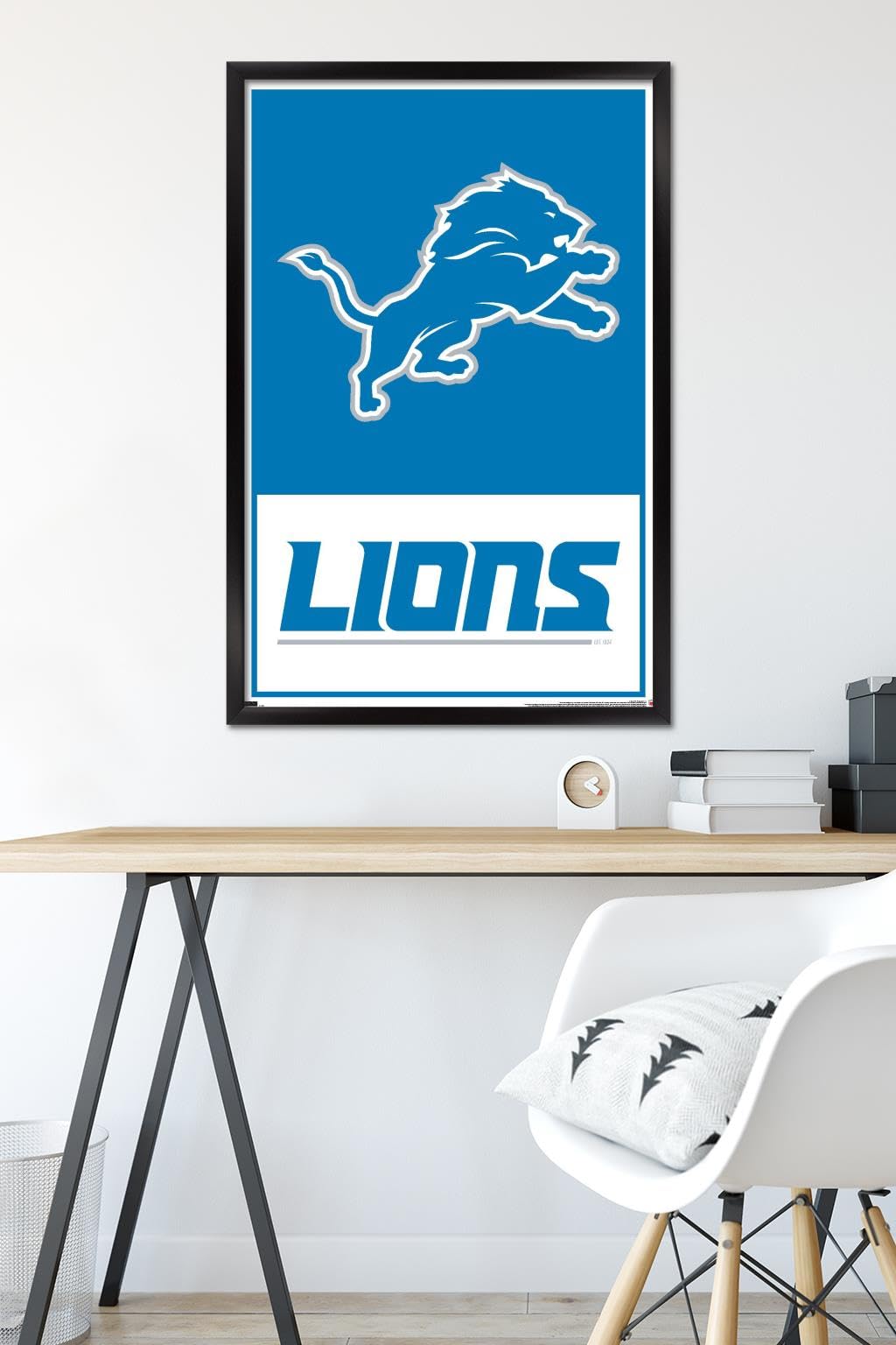 Amazon.co.jp: Trends International NFL デトロイト・ライオンズ