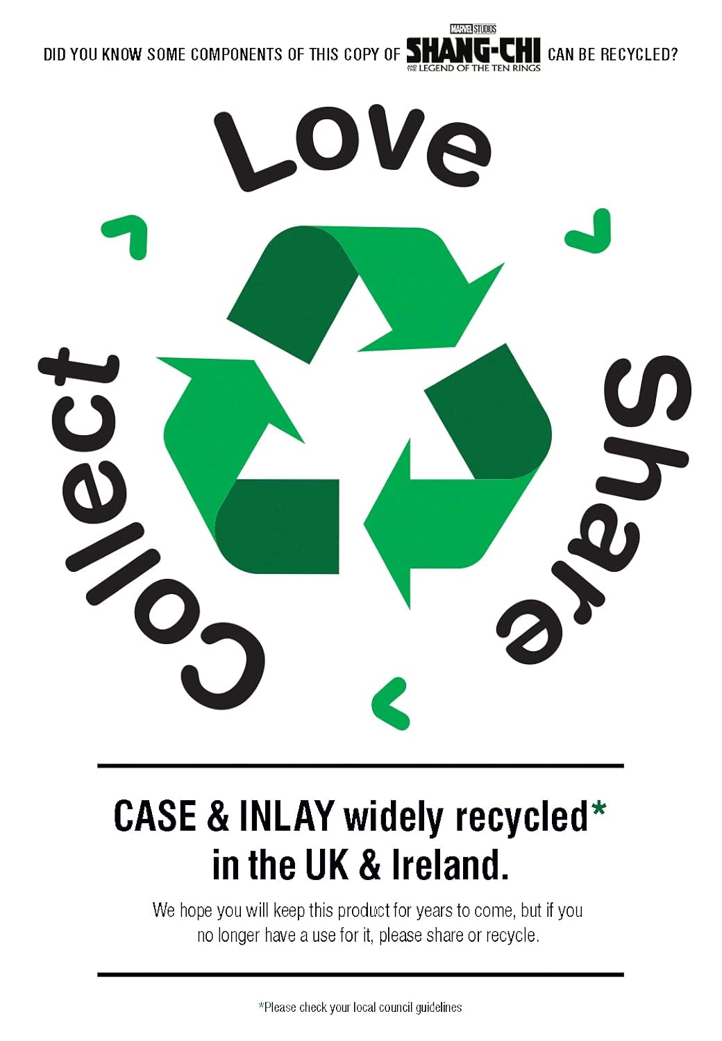 Marvel Studios Shang-Chi and the Legend of the Ten Rings Blu-ray [2021] [Region Free]