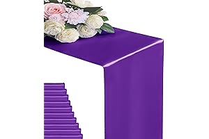 Add a Dash of Elegance with These Vibrant Purple Runners for Tables