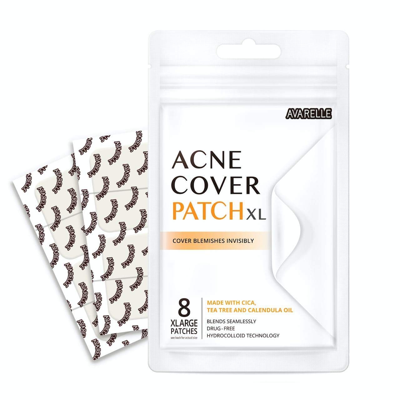 Avarelle, Acne Cover Patch, 8 Extra Large Patches