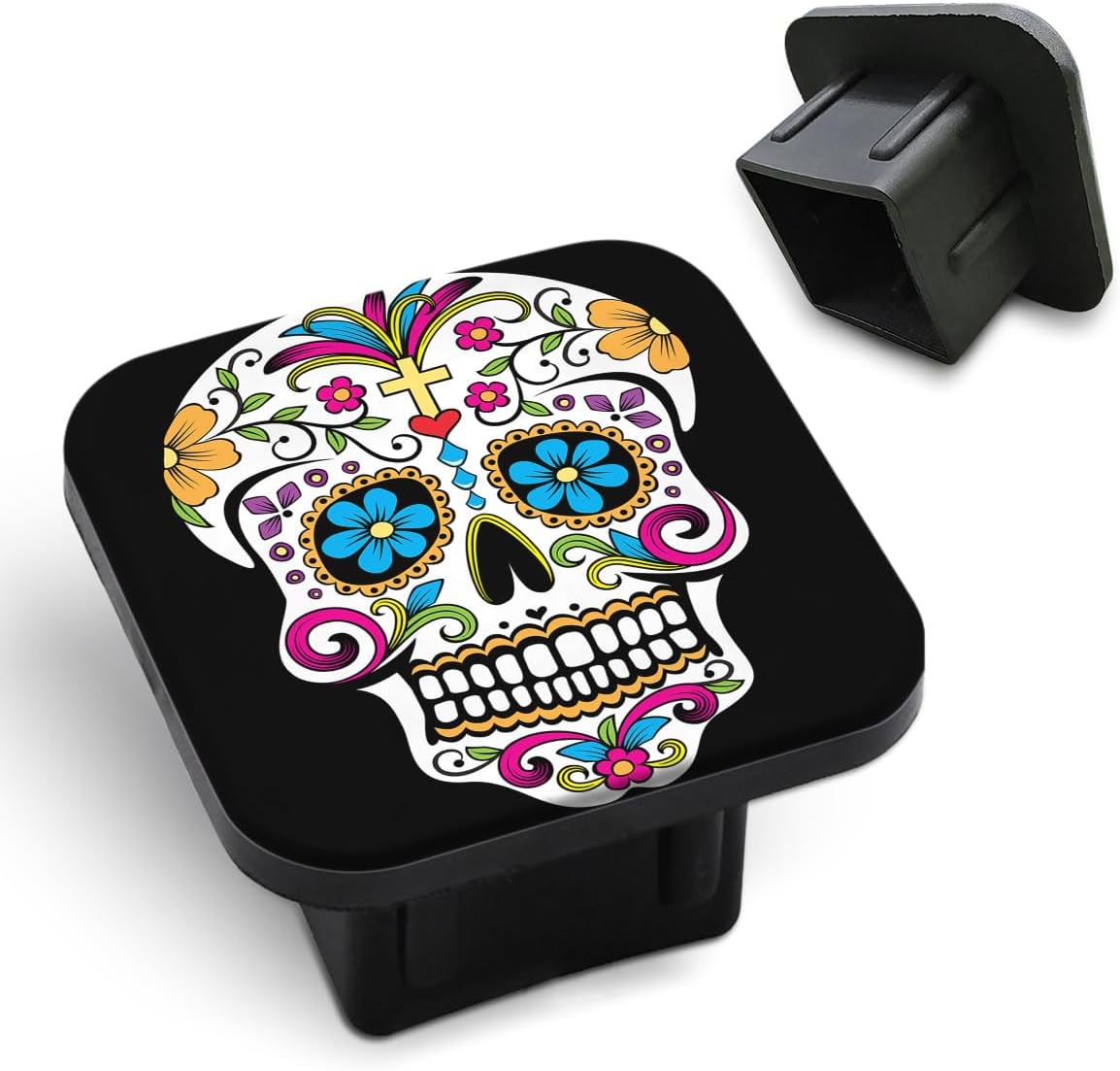 Pink Truck Hitch Covers Silly Boys Trucks are for Girls Words Funny Monster Car Black Square Towing Hitch Covers 2” Heavy Duty Trailer Hitch Tube Cover Plug Cap Rubber for Most Vehicles SUV