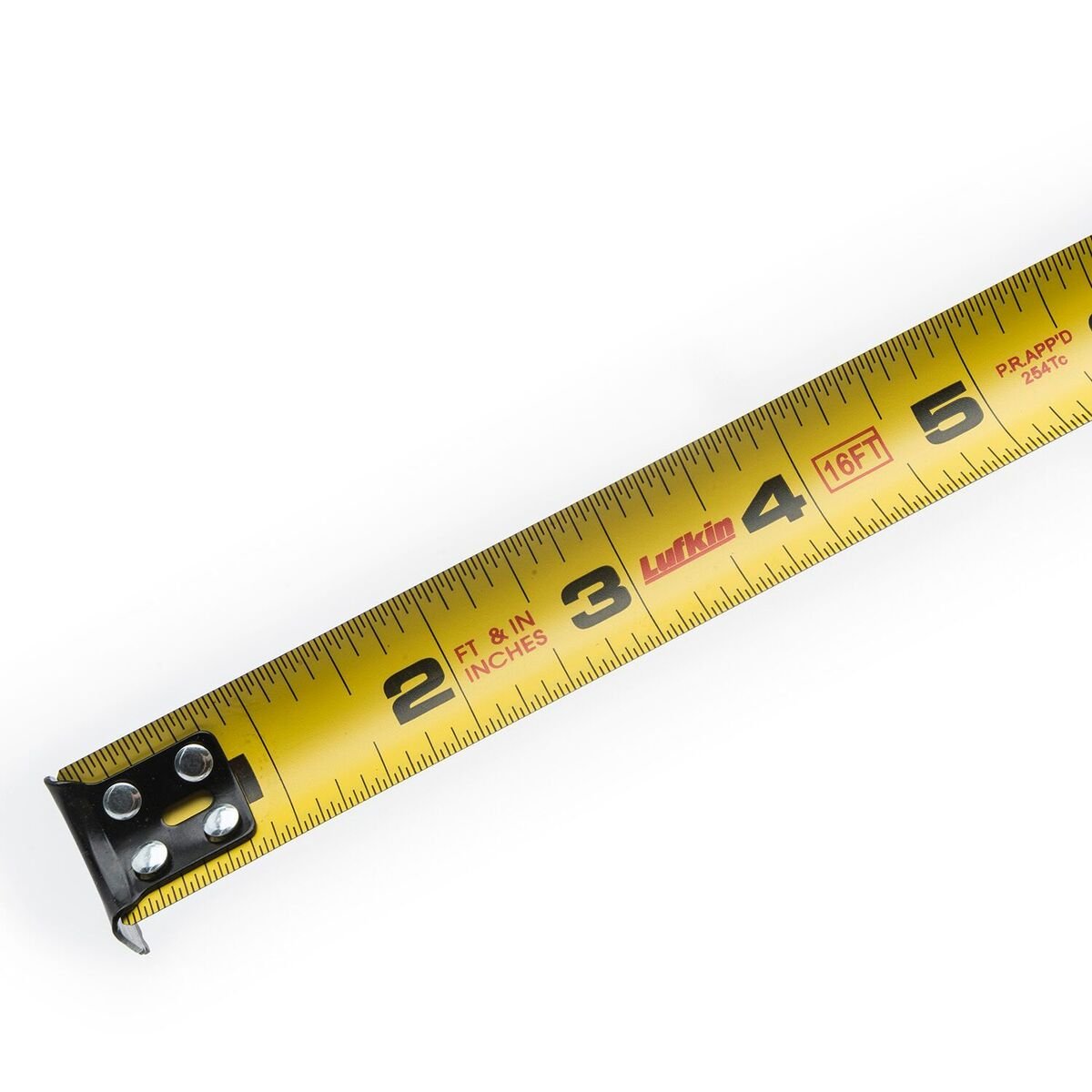 Lufkin Measuring Devices L92516A - Cinta adhesiva (2 unidades, 16 pies, 25 pulgadas), color negro