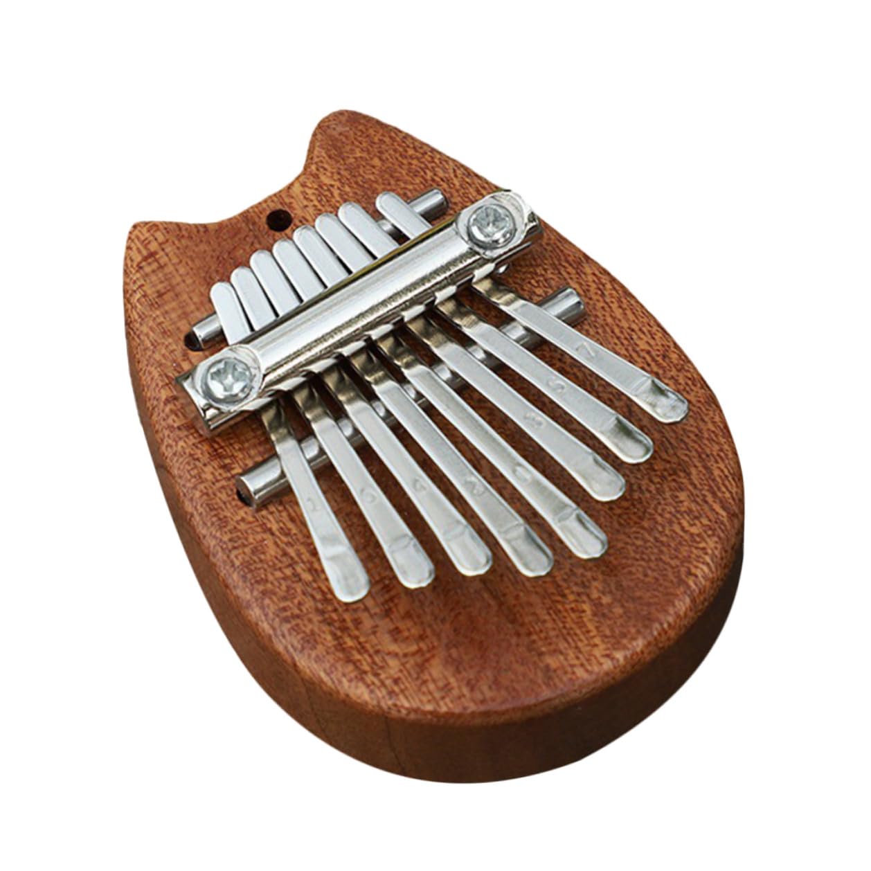 Hemobllo Kalimba in Legno Mini 8 Tasti Facile da Suonare Leggero Portatile Strumento Musicale per Principianti e Regali a Genitori