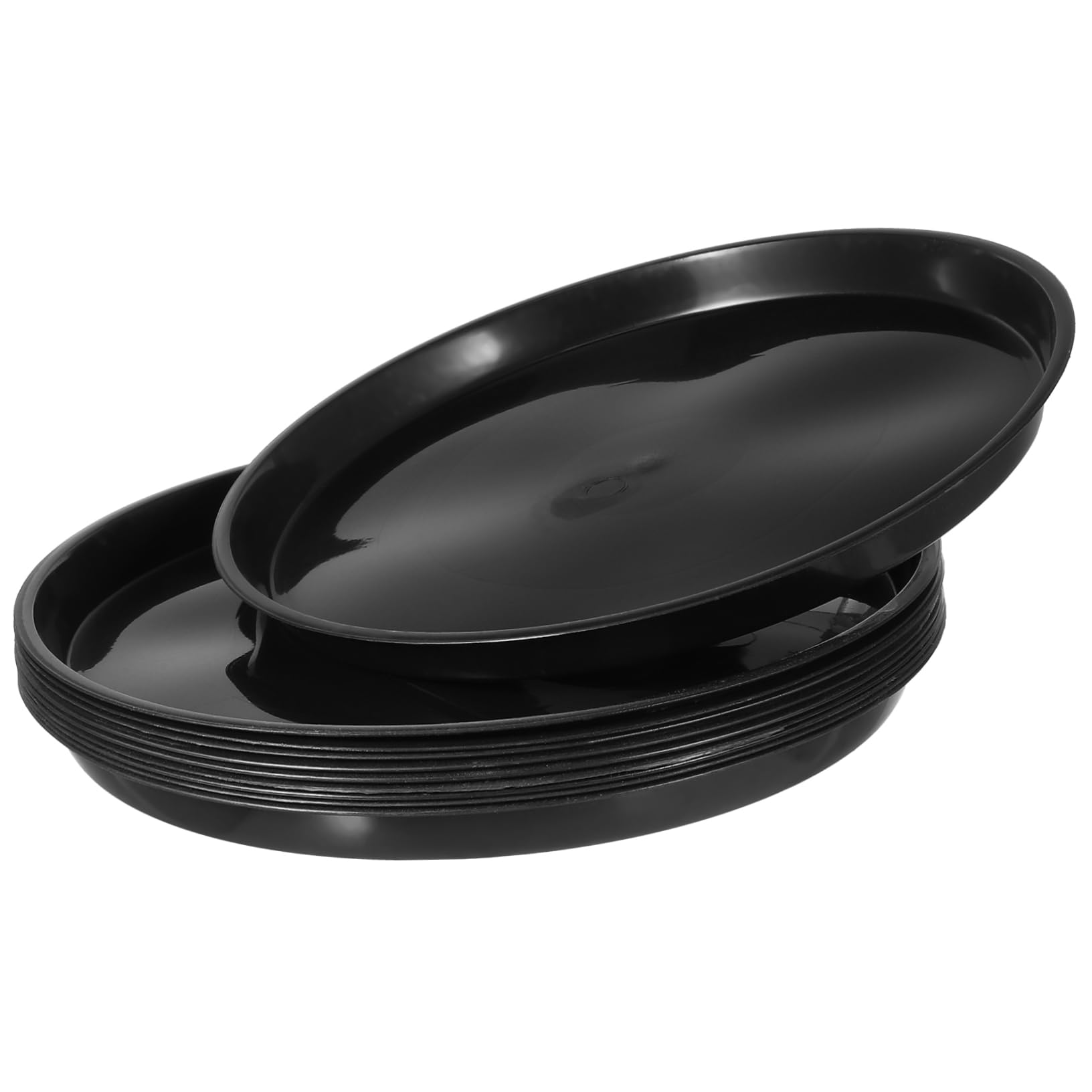Toddmomy 10piezas Fondo del Recipiente De Plástico Platillos para Plantas Bandejas para Macetas Unidades Bandejas Redondas para Agua para Jardín y Contenedores para Plantas