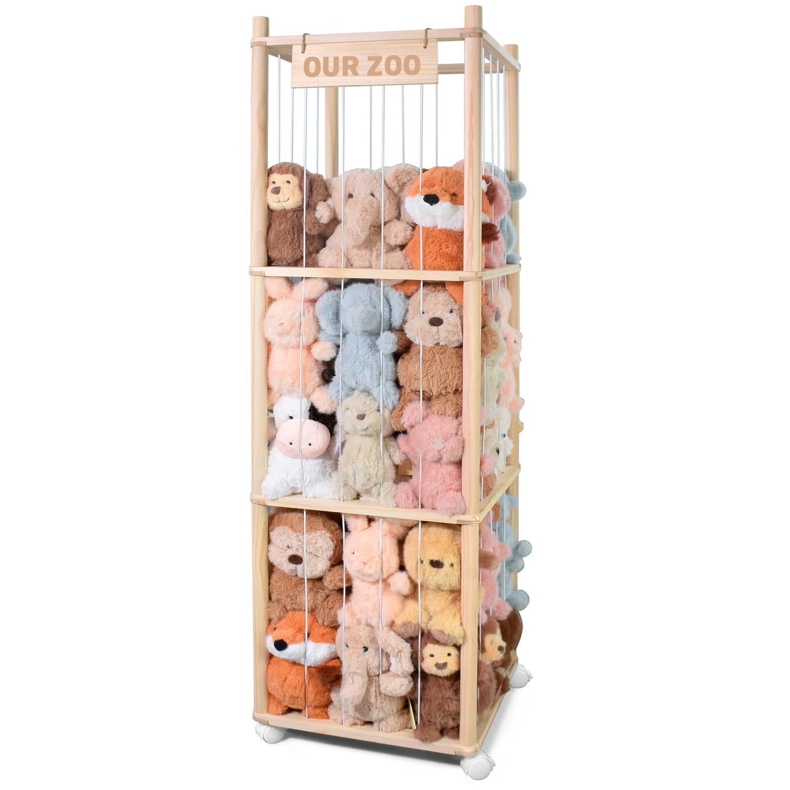 【特価セール】ぬいぐるみ 収納 収納庫 ぬいぐるみオーガナイザーメッシュ おもち Amazon.co.jp: KATOLITE ぬいぐるみ 収納 収納庫 ぬいぐるみ