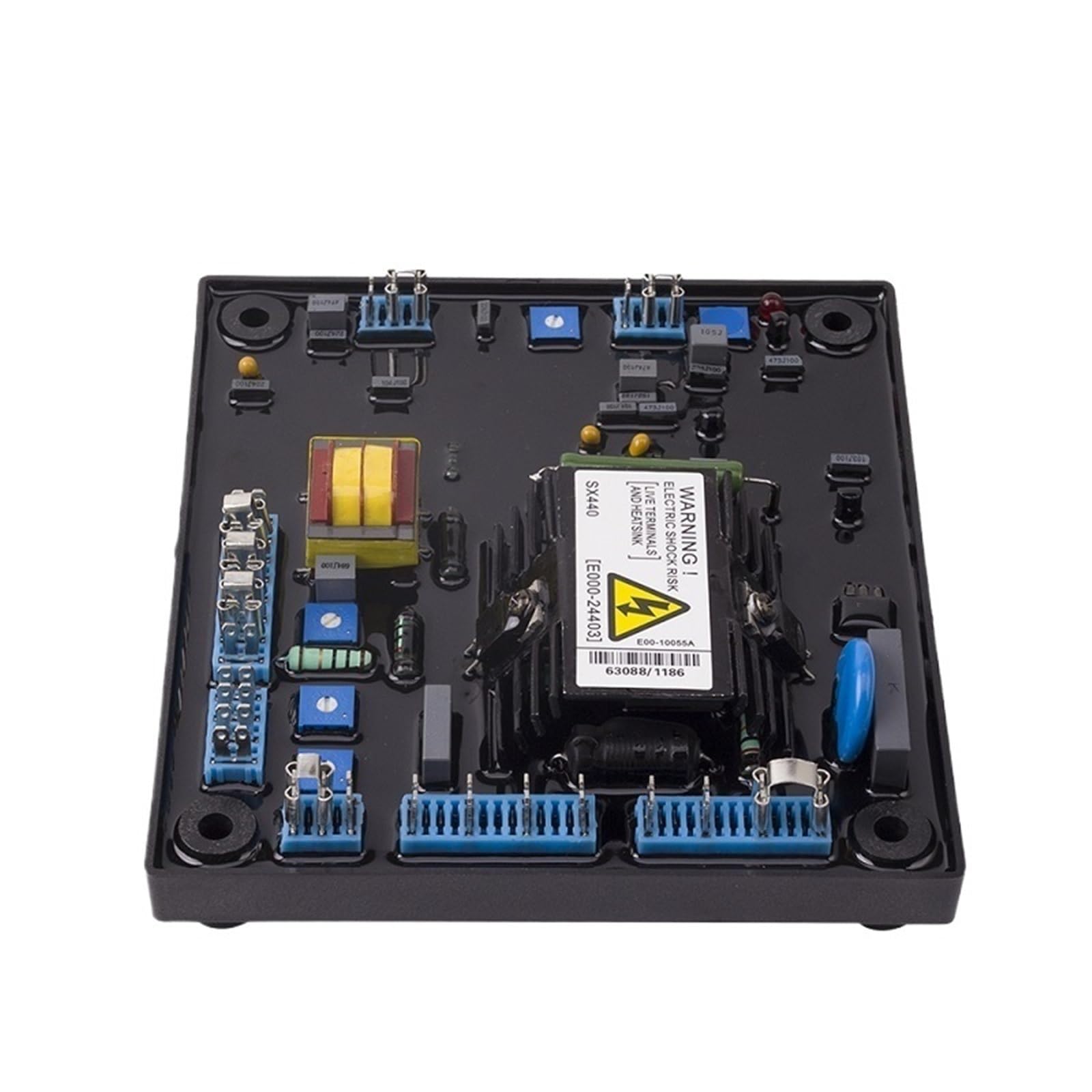 ZXAOMMBEA SX460 SX440 AS440 AVR Generator Automatic Voltage Regulator Stabilizer Excitation Control Module Brushless(Common SX440)
