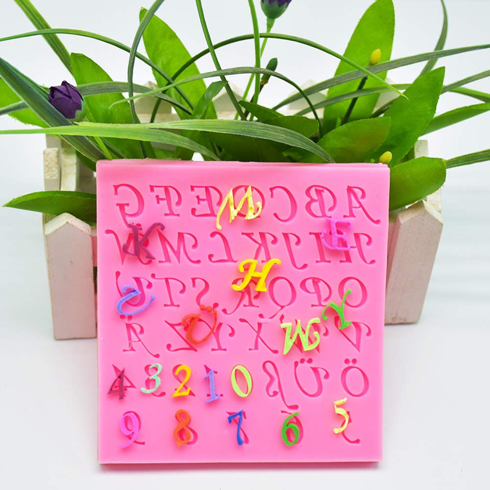 4 Stampi In Silicone Per Cioccolato E Biscotti - Lettere, Numeri E Cuori, Per Forno E Microonde - Foto 9