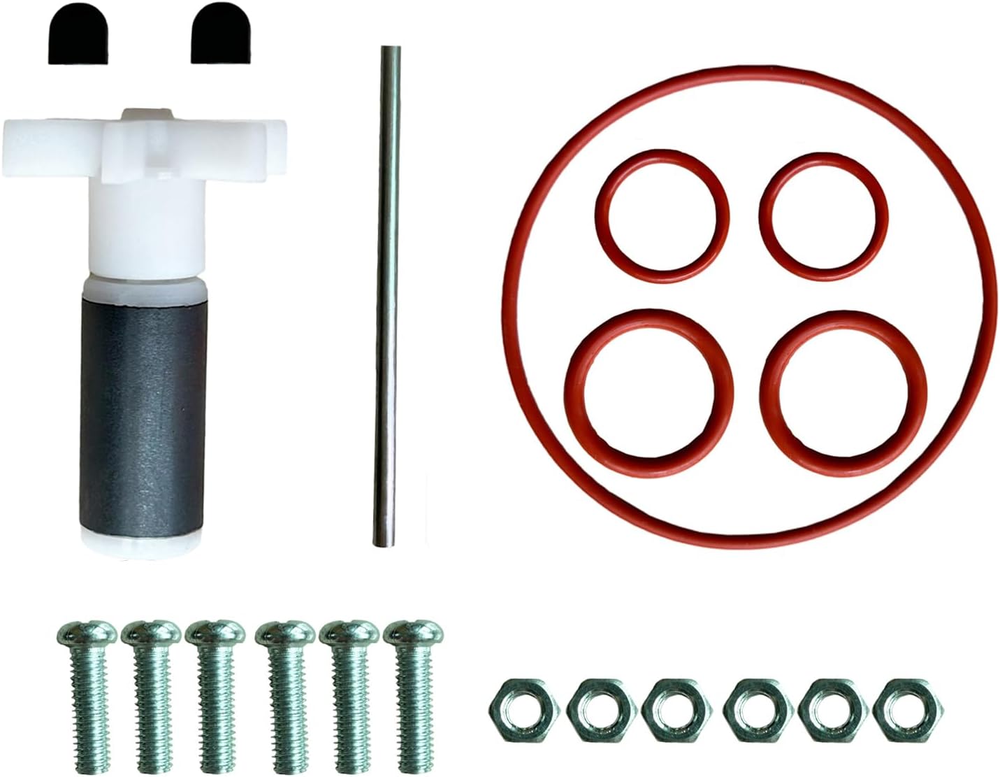 JZSMY 温水浴槽ポンプ ローターインペラー #P4071 58113 温水浴槽ウォーターポンプ E02修理キット Lay-Z-S