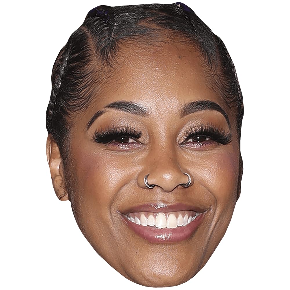 Pamela Burnett (Smile) Celebrity Mask, Flat Card Face, Fancy Dress Mask