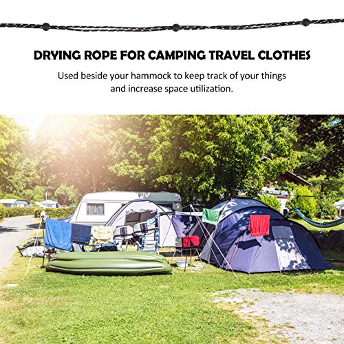 BESPORTBLE Saco de Viagem Portátil Viagem Camping Retrátil Varal Varal Ajustável Elástica para Uso I
