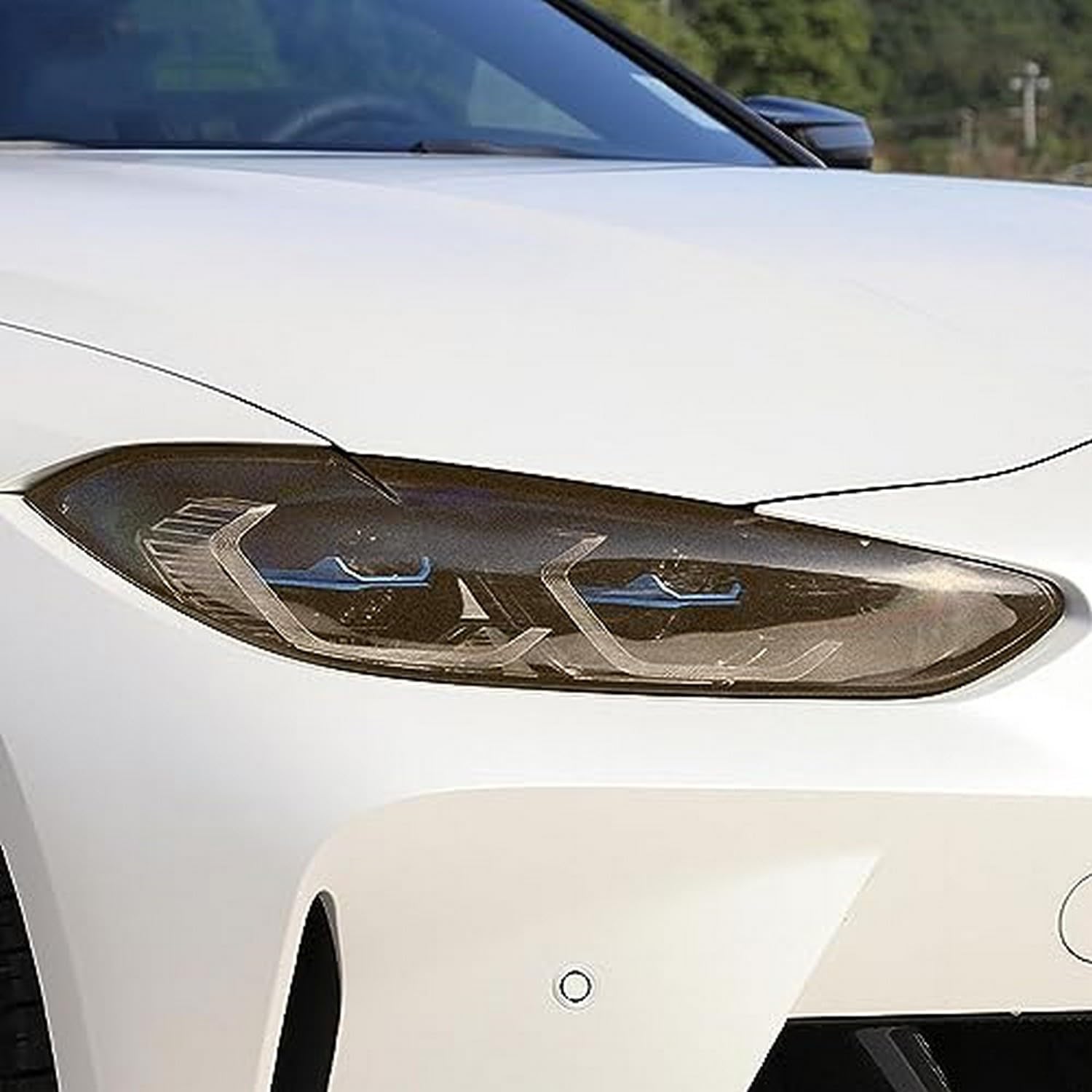 Film protection phare BMW M4 élimine rayures impact TPU