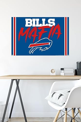 Miniatura 4 de Trends International NFL Buffalo Bills - Póster de pared de la mafia Bills, 34 pulgadas de largo x 22.4 pulgadas, versión sin marco
