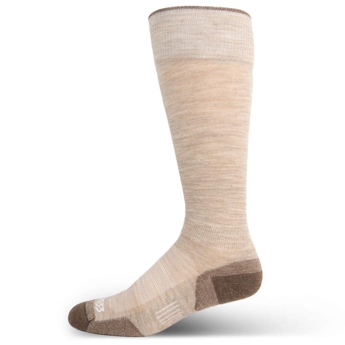 USA Made - Micro Cushion Ski and Snowboard Socks - Over the Calf Socks - Merino Wool - Mountain Heritage
