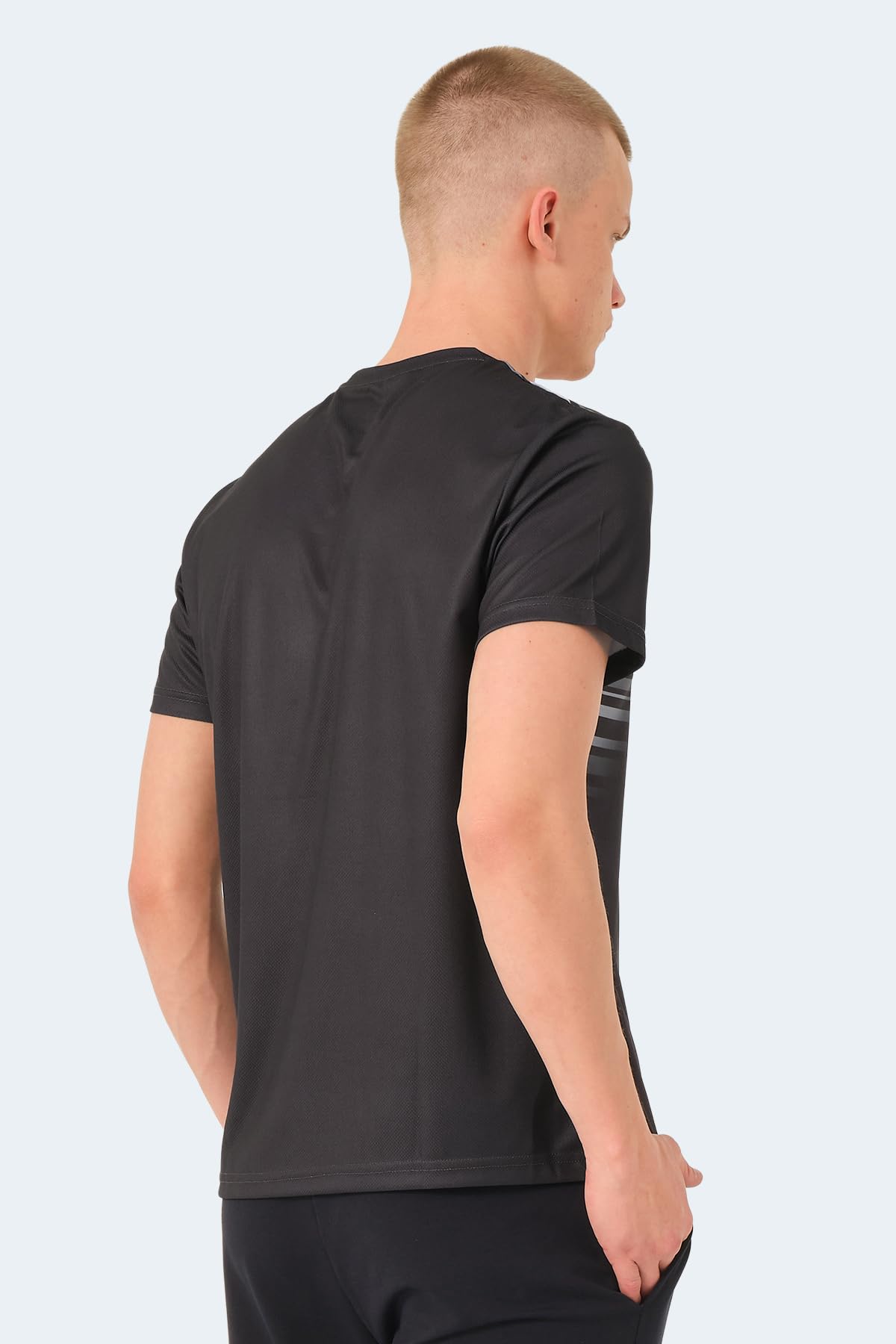 Slazenger RAVEN Erkek Siyah Tişört
