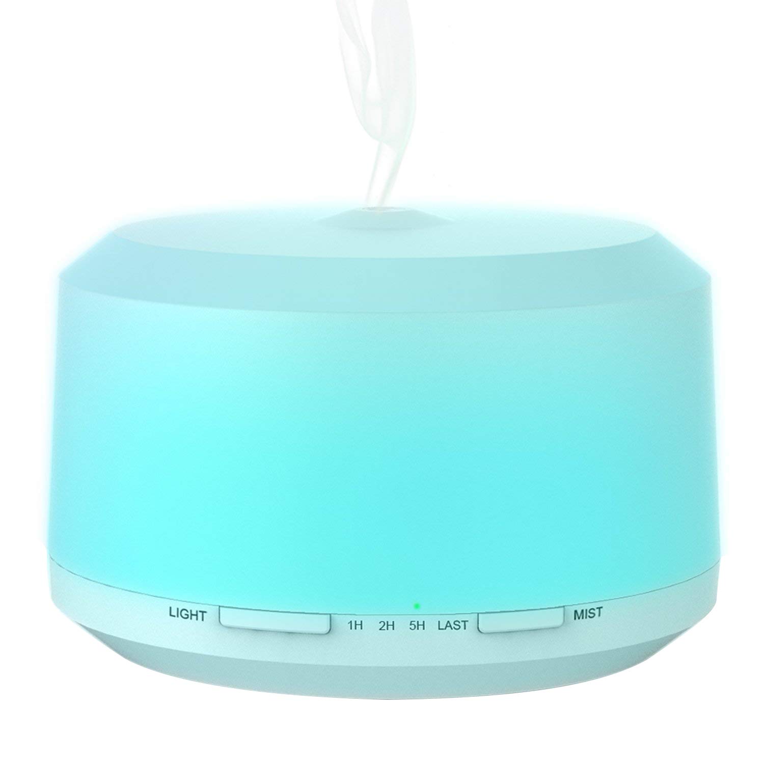 450ml Diffusers for Essential Oils, 3-in-1 Aromatherapy Essential Oil Diffuser Aroma Diffuser Cool Mist Humidifier with Safe Waterless Auto-Off, 8 Color Light for Home Office Study Yoga Spa