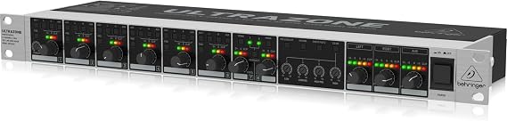 Behringer ULTRAZONE ZMX8210 V2 Professional 8 Channel 3-Bus Mic/Line Zone Mixer with Remote Control and Link Ports