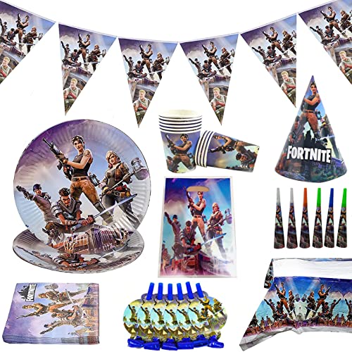 FGen Artículos de Fiestas para Fanáticos de los Videojuegos, Decoraciones para Cumpleaños de Tema...
