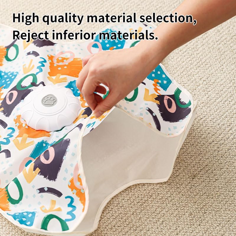 Interactive Cat Toys for Indoor Cats, [Newly Upgraded] Rechargeable Touch Activated Hide and Seek Kitten Toys for Bored Indoor Adult Cats（Duck Style）