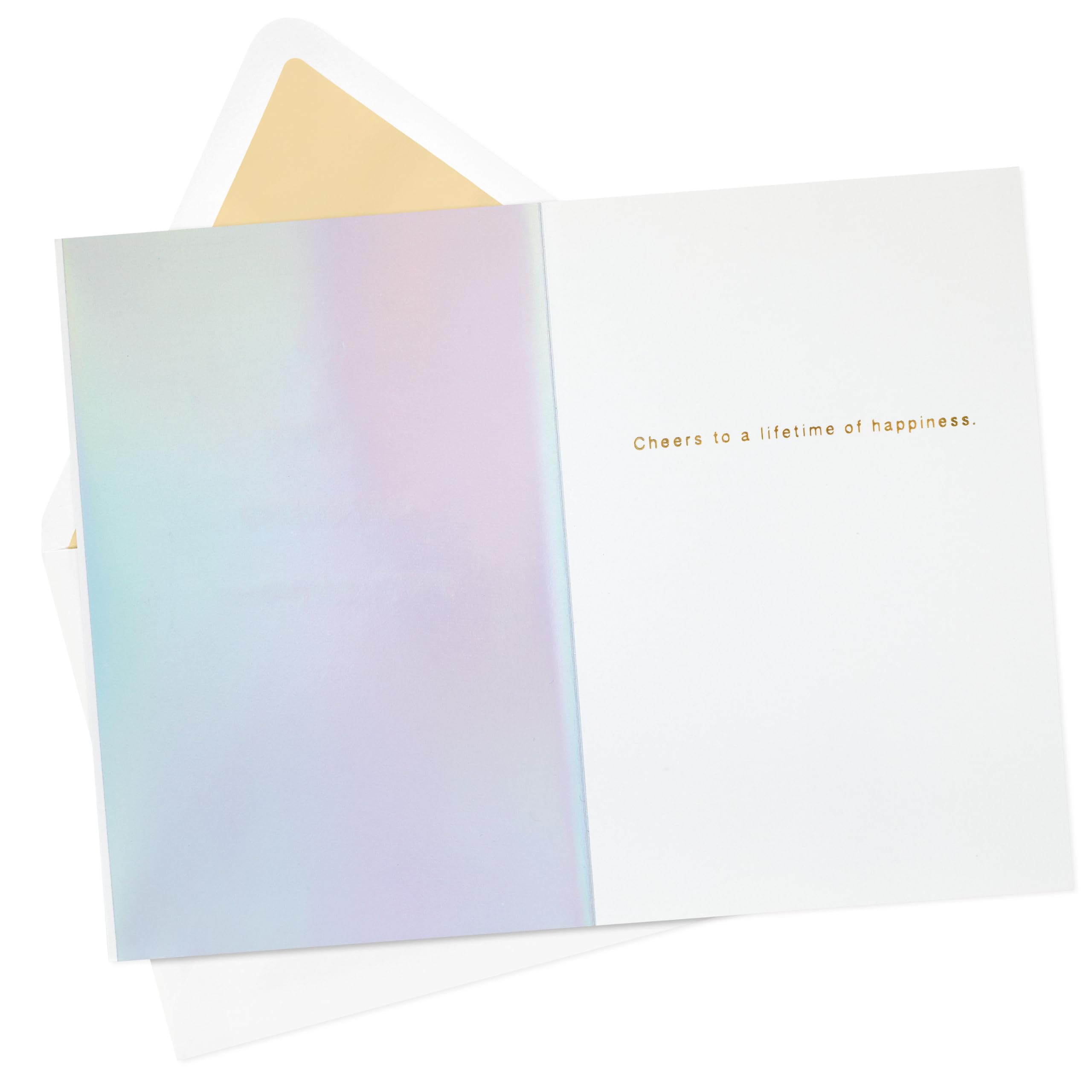 Hallmark Champagne Wedding Card - Cheers to Love -2