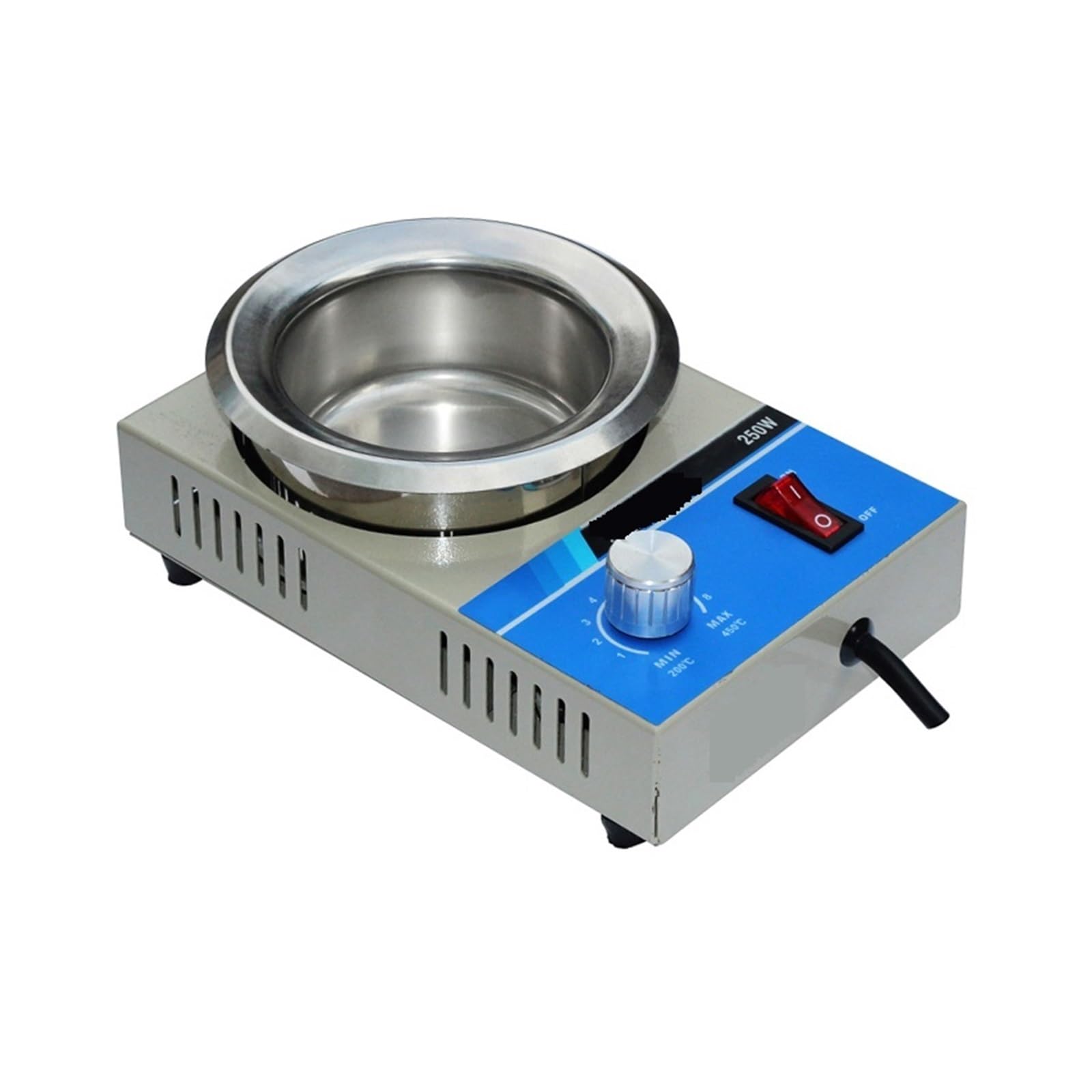 Mjfvn Zb-50C Lead Micro Lead Free Soldering Pot 200W Solder Pot Tin Melting Furnace For Apply To Small Size Pcb(Zb-50C Lead)